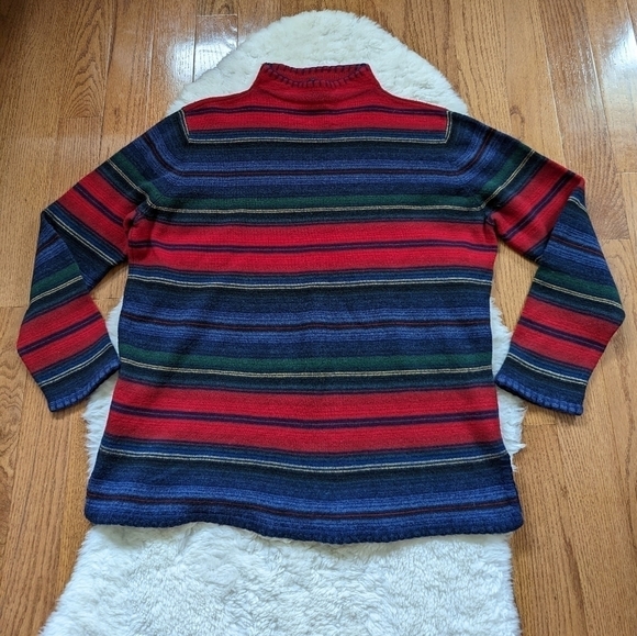 Vintage LAUREN RALPH LAUREN 100% lambswool pullover mock neck knit sweater 2x - Picture 1 of 8
